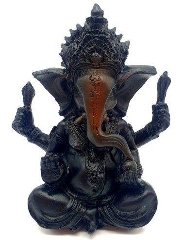 Déco Ganesh style antique en résine et en 13 cm