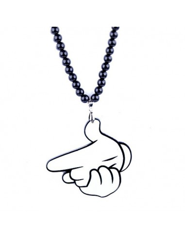 Collier bois hip hop dope modèle Amittai