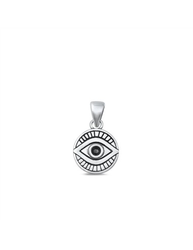 Pendentif Œil porte bonheur bijou en argent