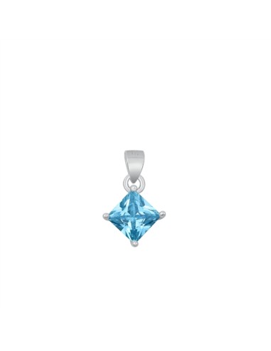 Pendentif aigue marine bijou en argent