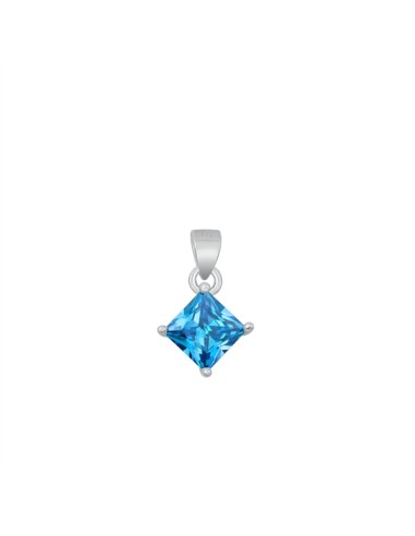 Pendentif topaze bleue bijou en argent