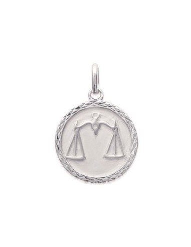 Pendentif zodiaque balance en argent