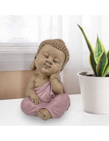 Figurine petit bonze qui songe