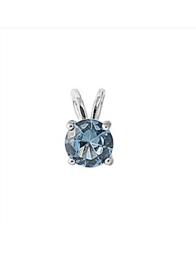 Pendentif aigue marine bijou en argent