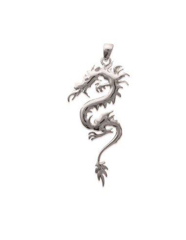 Pendentif dragon bijou en argent