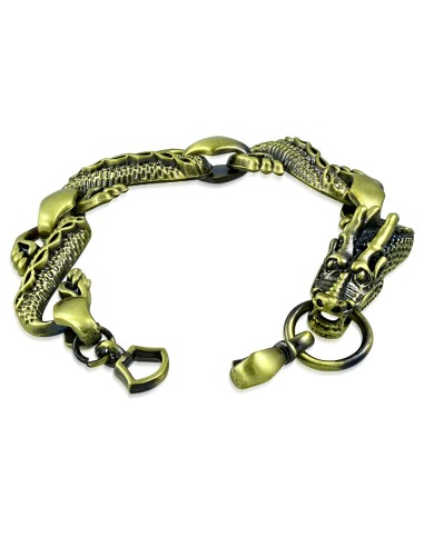 Bracelet dragon fantaisie style bronze