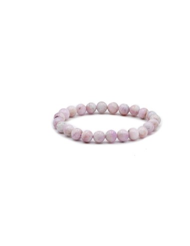 Bracelet Kunzite B perles en 8 mm