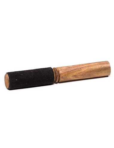 Maillet en bois beige et noir pour Bol chantant de 19 cm