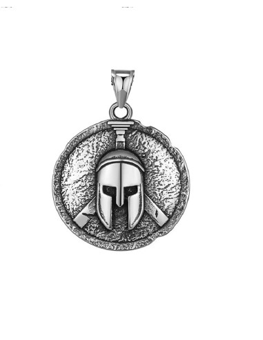 Pendentif gladiateur en acier