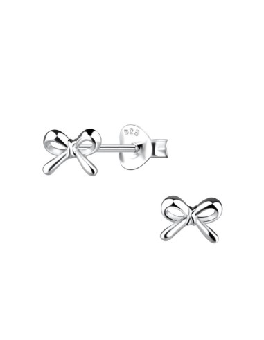 Boucles d'oreilles nœuds en argent