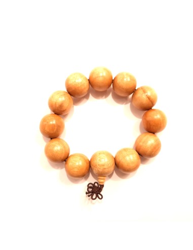 Bracelet Mala Bois marron perles en  16 mm