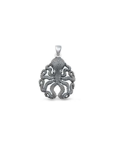 Pendentif pieuvre Octopussy en argent