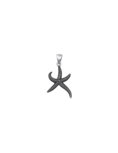 Pendentif étoile de mer bijou en argent