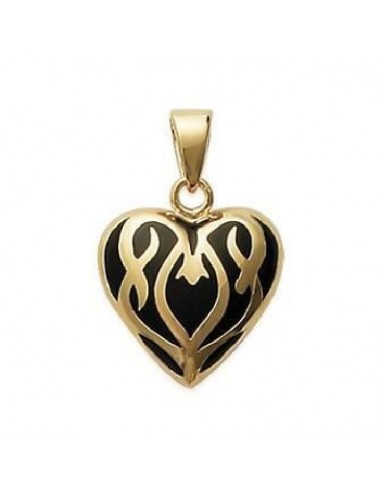 Pendentif coeur en  plaqué or modèle Ayberk
