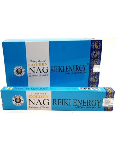 Encens  Vijayshree Golden Nag Reiki Energy lot de 2 fois 15 grammes