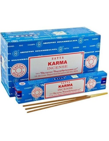 Encens Satya Karma Lot de 2 boîtes de 15 grammes chacune