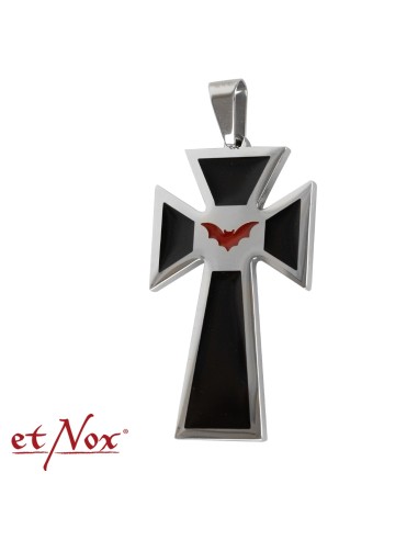 Pendentif croix bijou en acier