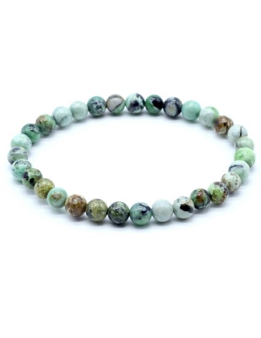 Bracelet Pierre Variscite en perles de 6 mm