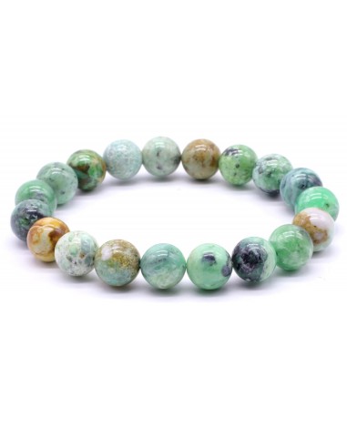 Bracelet Pierre Variscite en perles de 10 mm