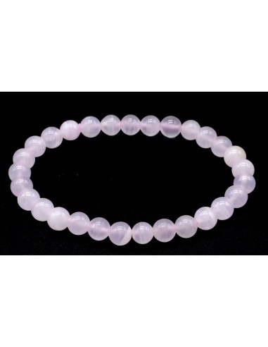 Bracelet Pierre Calcite rose en perles de 6 mm