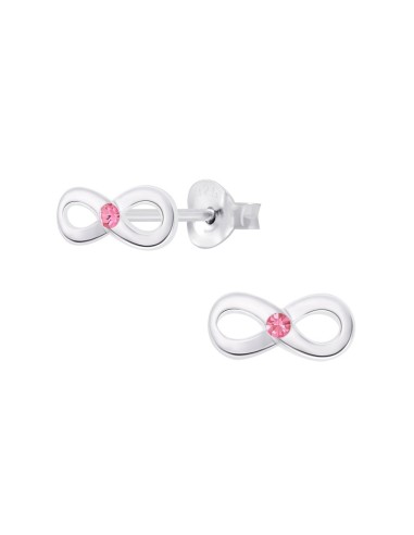 Boucles d'oreille infini bijou en argent