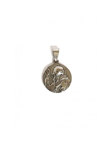 Pendentif Saint Benoît bijou en acier