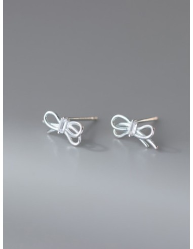 Boucles d'oreilles nœuds en argent