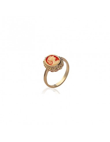 Bague camé plaqué or
