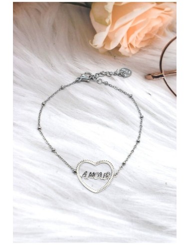 Bracelet amour en acier