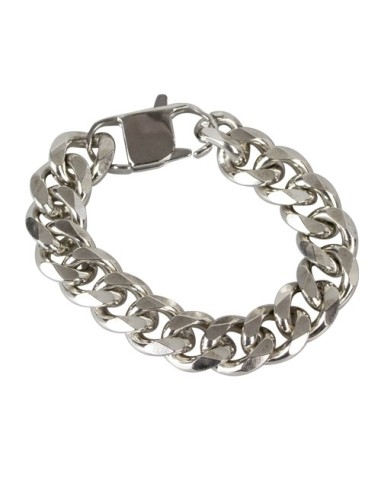 Bracelet maille gourmette en acier