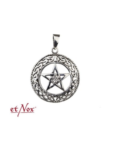 Pendentif Pentagramme celtique bijou en argent