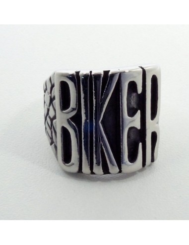 Bague Homme Biker Motard en étain