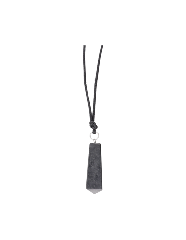 Shungite pendentif forme pendule