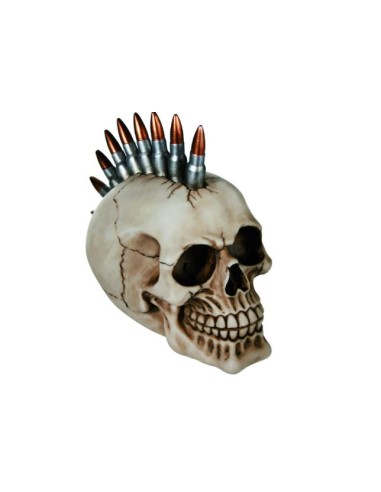 Déco skull coiffure balles
