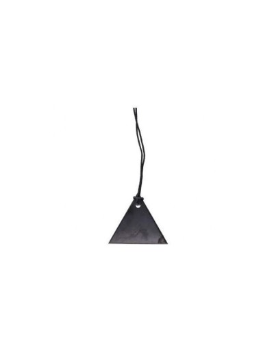Shungite pendentif pierre forme triangle
