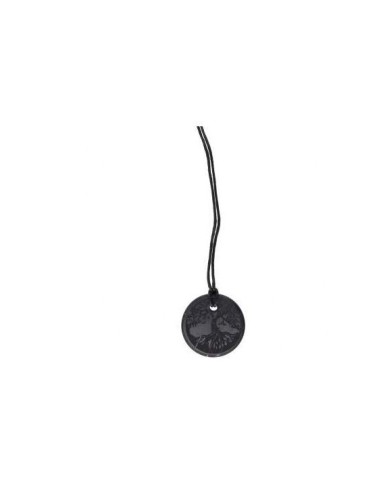 Shungite pendentif pierre arbre de vie