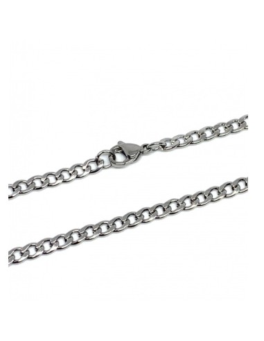 Chaîne maille gourmette en acier en 3.5 mm