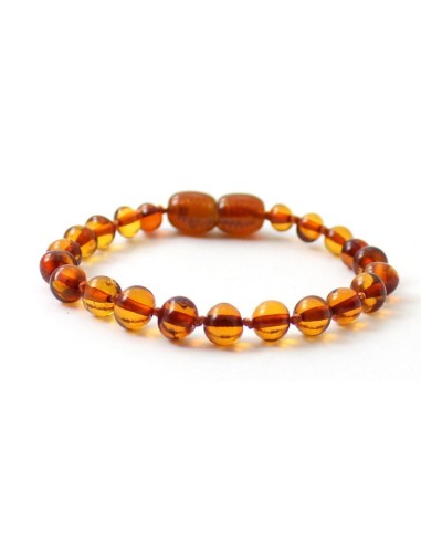 Bracelet d'ambre pour bébé 14 cm