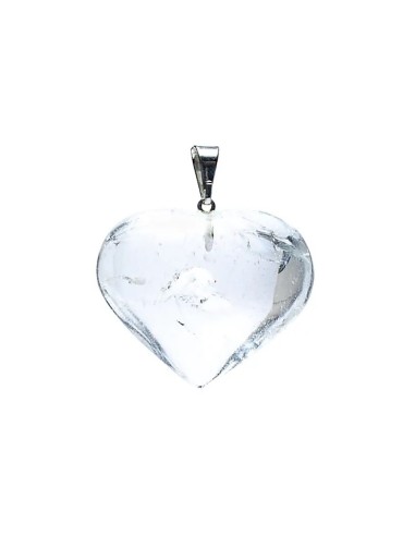 Pendentif cœur en cristal
