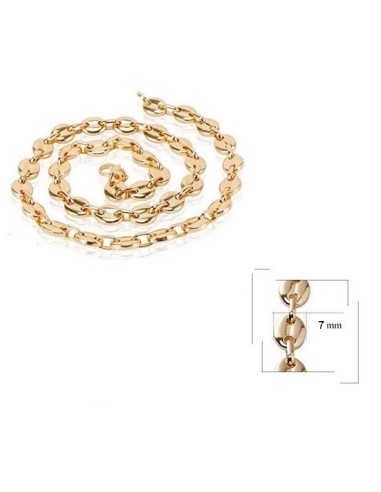 Collier grain de café 11 mm x 60 mm modèle Bronn
