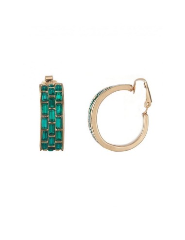 Boucles d'oreilles créoles clip en 30 mm
