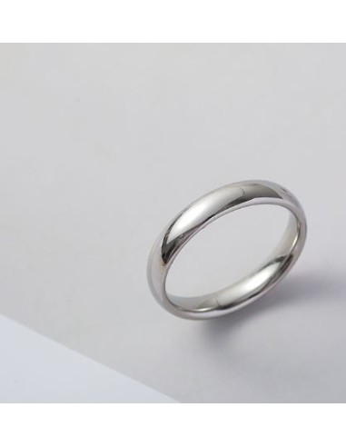 Bague Alliance 4 mm Mariage bijou en acier