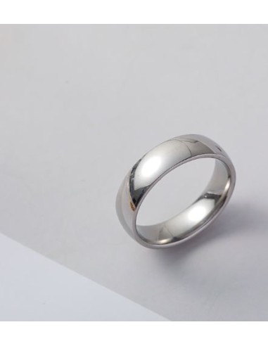 Bague Alliance 5 mm Mariage bijou en acier