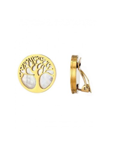 Boucles d'oreilles à clip arbre