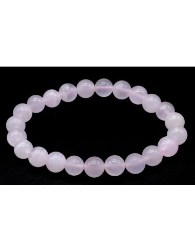 Bracelet Pierre Calcite rose en perles de 8 mm