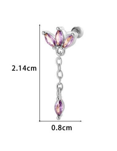 Piercing tragus cartilage oreille pendant