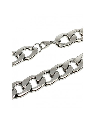 Chaîne maille gourmette bijou en acier en 60 cm x 14 cm