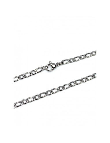 Chaîne maille ultra plate figaro 1-1 en 3.5 mm