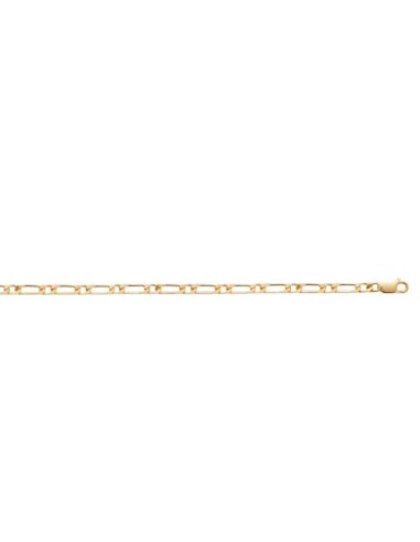 Bracelet maille figaro 1-1bijou en plaqué or