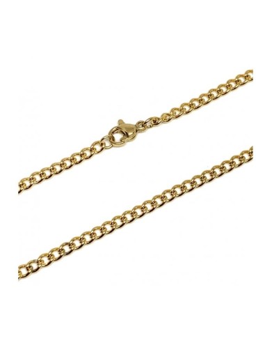 Chaîne maille gourmette en acier en 3.5 mm